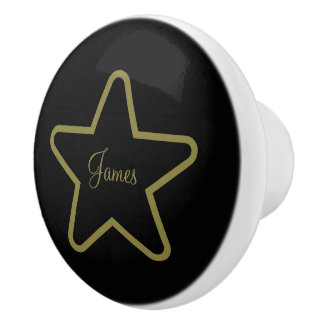Personlig Star Ceramic Knob Knopp