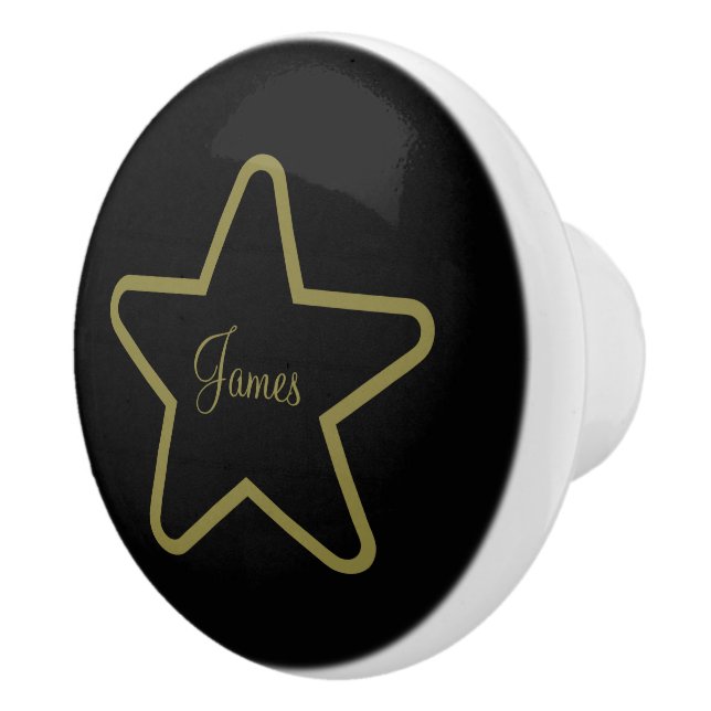 Personlig Star Ceramic Knob Knopp (Höger)