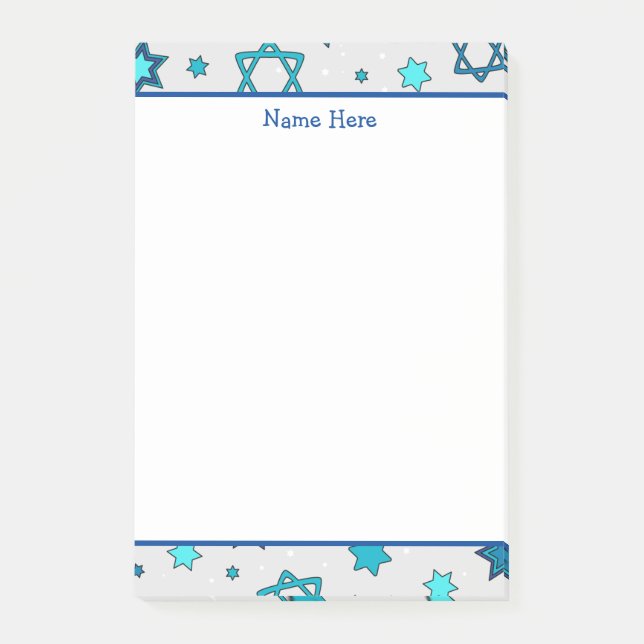 Personlig Star of David Post-it Notes (Framsida)