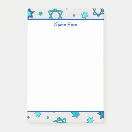 Personlig Star of David Post-it Notes Block