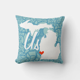 Personlig State Groom's any Färg Pillow Kudde