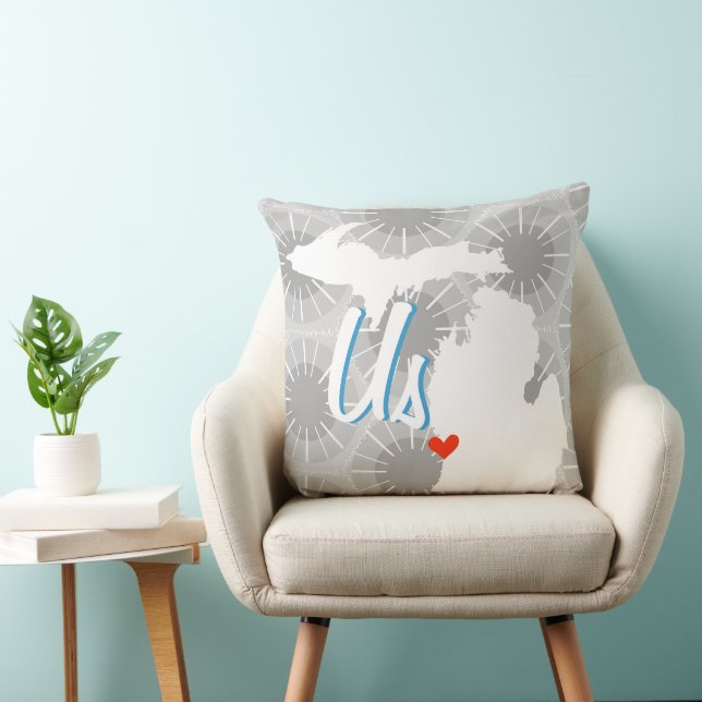 Personlig State Groom's any Färg Pillow Kudde (Stol)