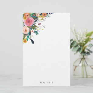 Personlig Stationär Rosa med flera blommor Blommig