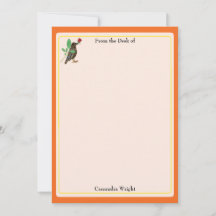 Personlig Stationery för mexikansk Kråka & Ro Oran