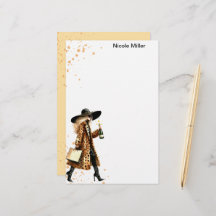 Personlig Stationery Girly