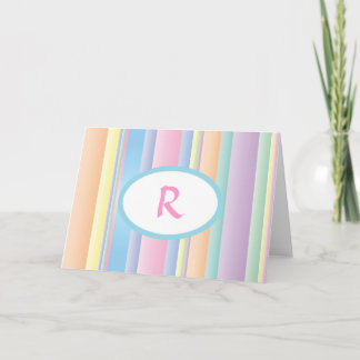 Personlig Stationi - rand anteckningskort för past