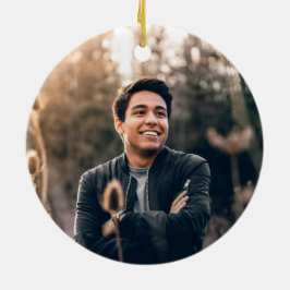 Personlig Steal Your Heart - Valentine Julgransprydnad Keramik