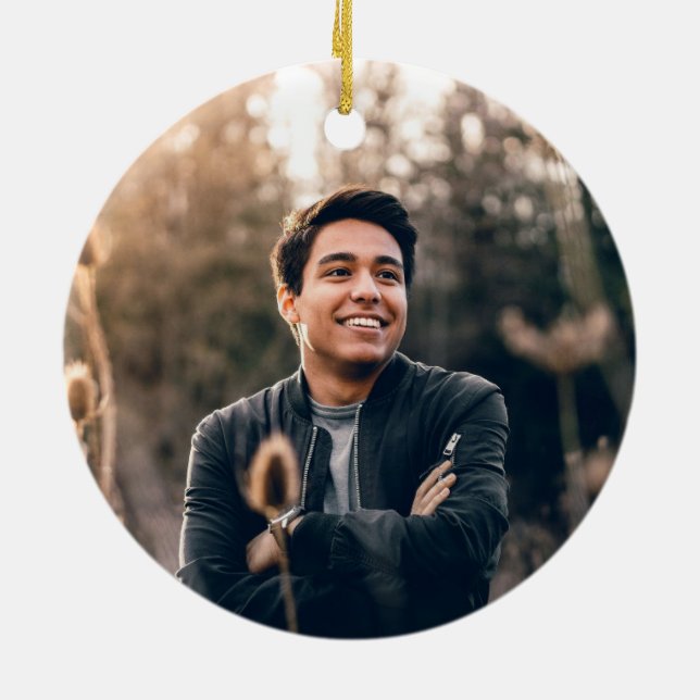 Personlig Steal Your Heart - Valentine Julgransprydnad Keramik (Baksidan)