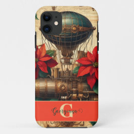 Personlig Steampunk Airship with Poinsettia