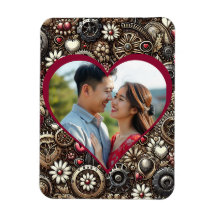 Personlig Steampunk Hearts Valentine Day