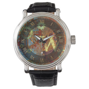 Personlig Steampunk Rusty Clockwork Gears Armbandsur
