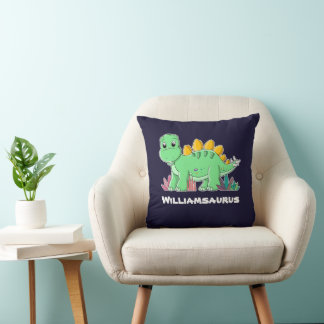 Personlig Stegosaurus Dinosaur Kudde