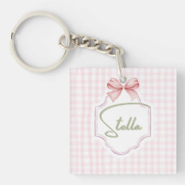 Personlig Stella Flicka Nursery Bow&Gingham