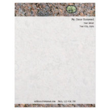 Personlig stenstruktur med returadressen