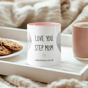 Personlig Stepmom Foto Anpassad “Love You Present” Mugg