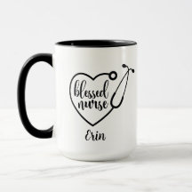 Personlig Stethoscope Blated Nurse Black White