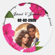 Personlig Stickers för tacksamhet