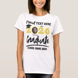 Personlig stolt familj examenklass 2026 t shirt