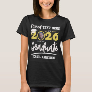 Personlig stolt familj examenklass 2026 t shirt
