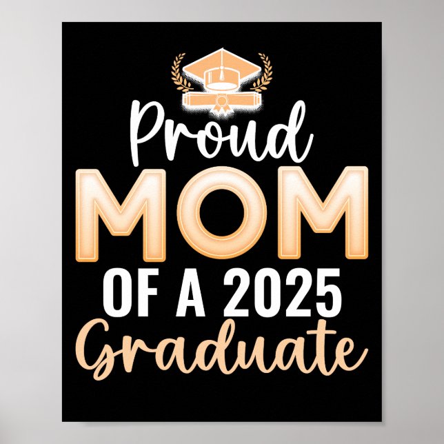 Personlig stolt Mamma av 2025 Student Poster (Framsidan)