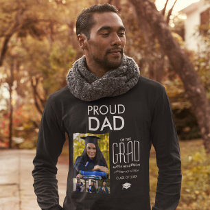 Personlig Stolt Pappa Till   Fotokollage T Shirt