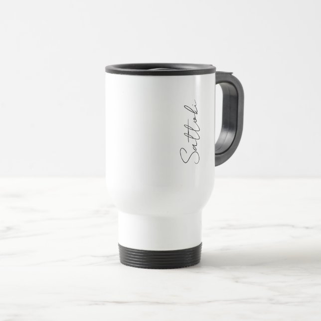 Personlig stor namnmärkning 40oz isolerad mugg (Framsida höger)