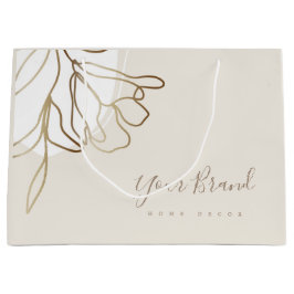 Personlig stor papperspåse elegant design