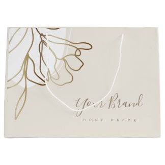 Personlig stor papperspåse elegant design