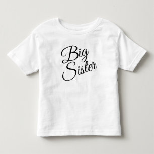 Personlig storasyster baby t-shirt