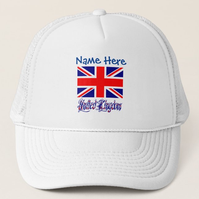 Personlig Storbritannien Flagga Arv Keps (Framsida)