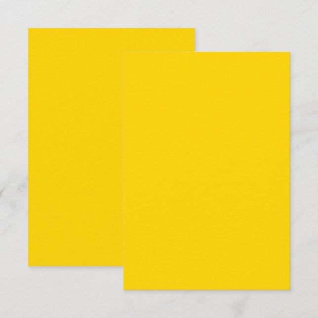 Personlig - stort tack, ditt kort - Guld färg (Fram/baksida)