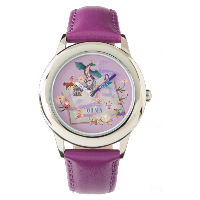 Personlig Story Bok Armbandsur (Framsida)