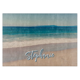 Personlig strandfoto Oceanblå landskapsbild