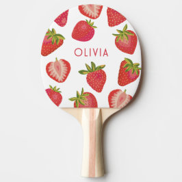 Personlig Strawberry Namn Pingisracket