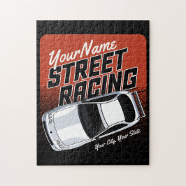 Personlig Street Tävla Tävling Motorsport Pussel