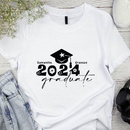 Personlig Student klass 2024 T Shirt