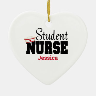 Personlig Student Nurse-jul Julgransprydnad Keramik
