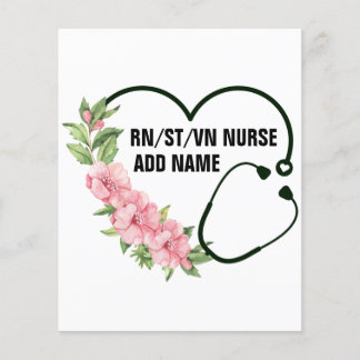 Personlig Student-registrerad-veteran Nurse Namn