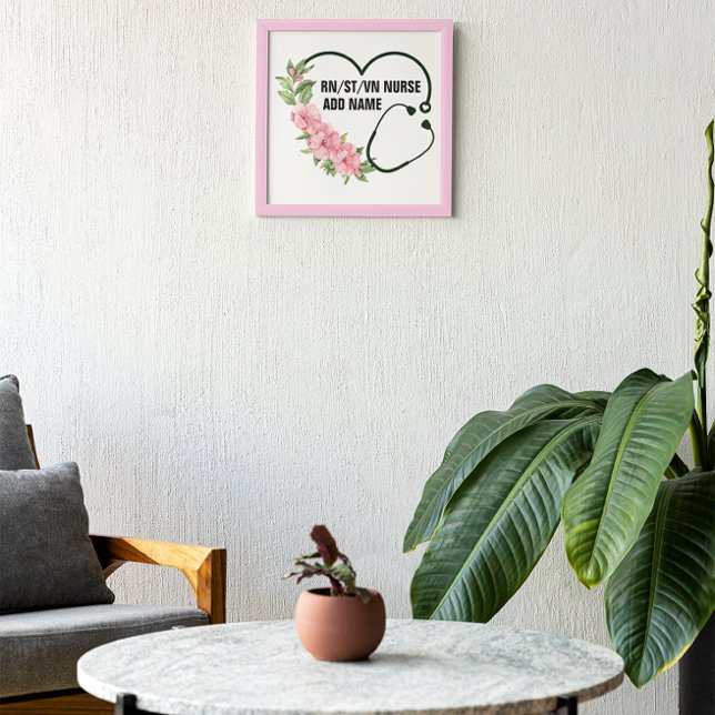 Personlig Student-registrerad-veteran Nurse Namn Fototryck (Skapare uppladdad)