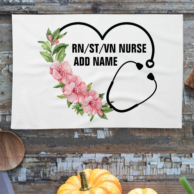 Personlig Student-registrerad-veteran Nurse Namn Kökshandduk (Skapare uppladdad)