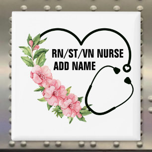 Personlig Student-registrerad-veteran Nurse Namn Magnet