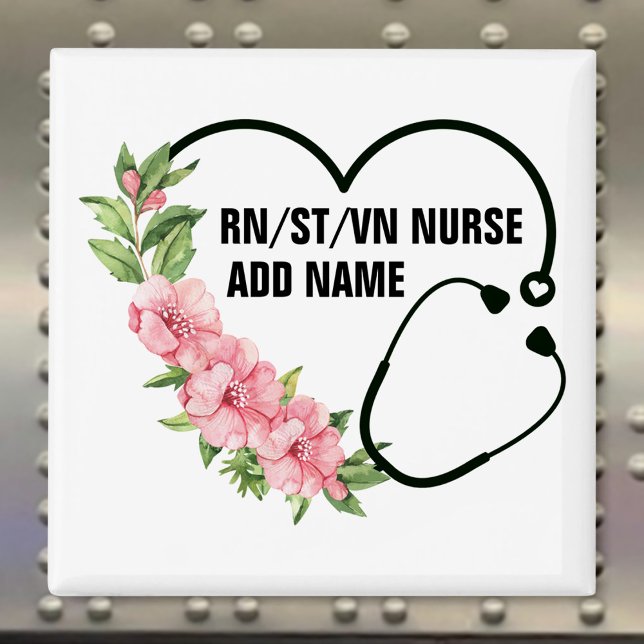 Personlig Student-registrerad-veteran Nurse Namn Magnet (Skapare uppladdad)
