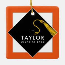 Personlig Studenten 2025 Gift Metall Ornament