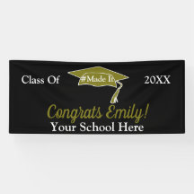 Personlig Studenten Banner- 2,5'x6'