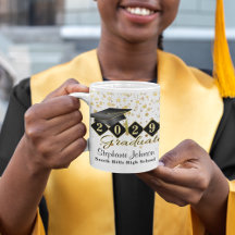 Personlig Studenten Black & Guld 20XX