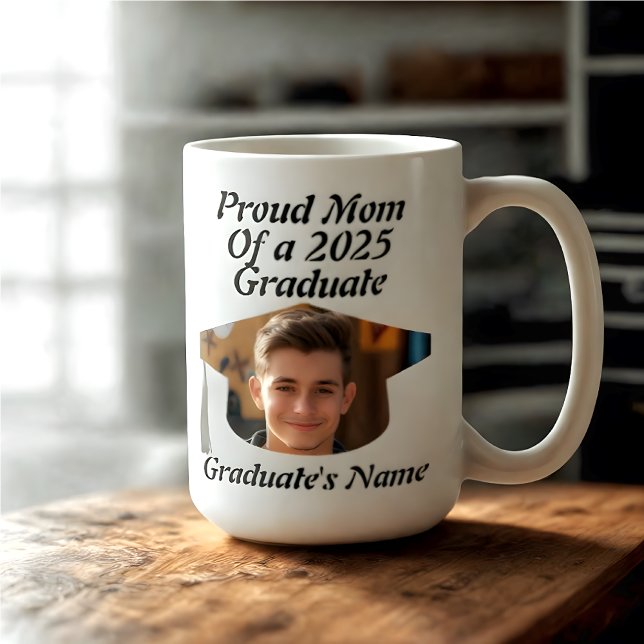 Personlig Studenten för Proud Mamma eller Pappa Kaffemugg (Personalized Graduation mug for mom.)