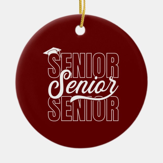 Personlig Studenten Gift Ornament (Framsidan)