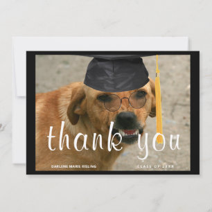 Personlig Studenten Hund w/Tassel Meddelande
