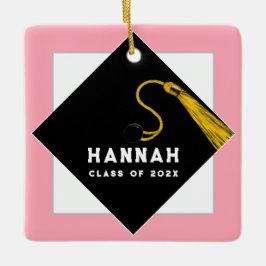 Personlig Studenten Keepsaké Julgransprydnad Keramik