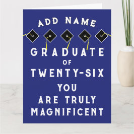 Personlig Studenten klass 2025 Kort